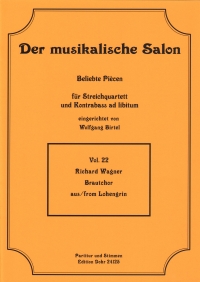 Musical Salon 22 Wagner Bridal Chorus Lohengrin Sheet Music Songbook