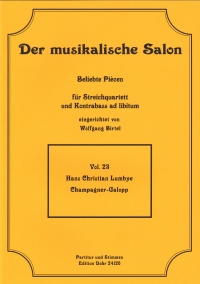 Musical Salon 23 Lumbye Champagne Galop Op14 Sheet Music Songbook