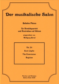 Musical Salon 24 Joplin The Entertainer Ragtime Sheet Music Songbook
