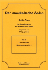 Musical Salon 28 Schubert Marche Militaire No 1 Sheet Music Songbook