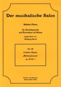 Musical Salon 29 Chopin Militarpolonaise Op40 No 1 Sheet Music Songbook