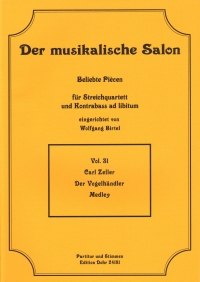 Musical Salon 31 Zeller The Bird Seller Medley Sheet Music Songbook