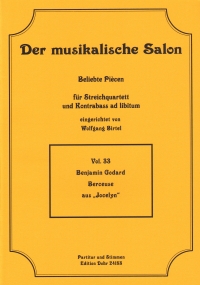 Musical Salon 33 Godard Berceuse From Jocelyn Sheet Music Songbook