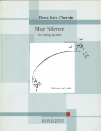Kats-chernin Blue Silence String Quartet Sheet Music Songbook
