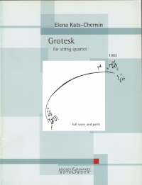 Kats-chernin Grotesk String Quartet Sheet Music Songbook