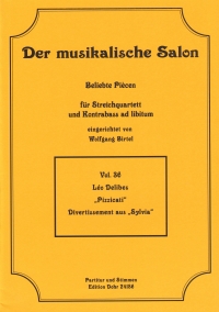 Musical Salon 36 Delibes Pizzicato From Sylvia Sheet Music Songbook