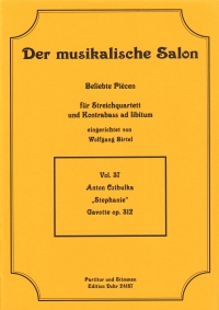 Musical Salon 37 Czibulka Gavotte From Stephanie Sheet Music Songbook