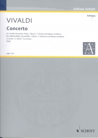 Vivaldi Concerto Amin Rv108 Ruf Score & Parts Sheet Music Songbook