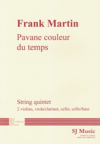 Martin Pavane Couleur Du Temps String Quintet S/p Sheet Music Songbook