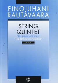 Rautavaara String Quintet Unknown Heavens Sheet Music Songbook