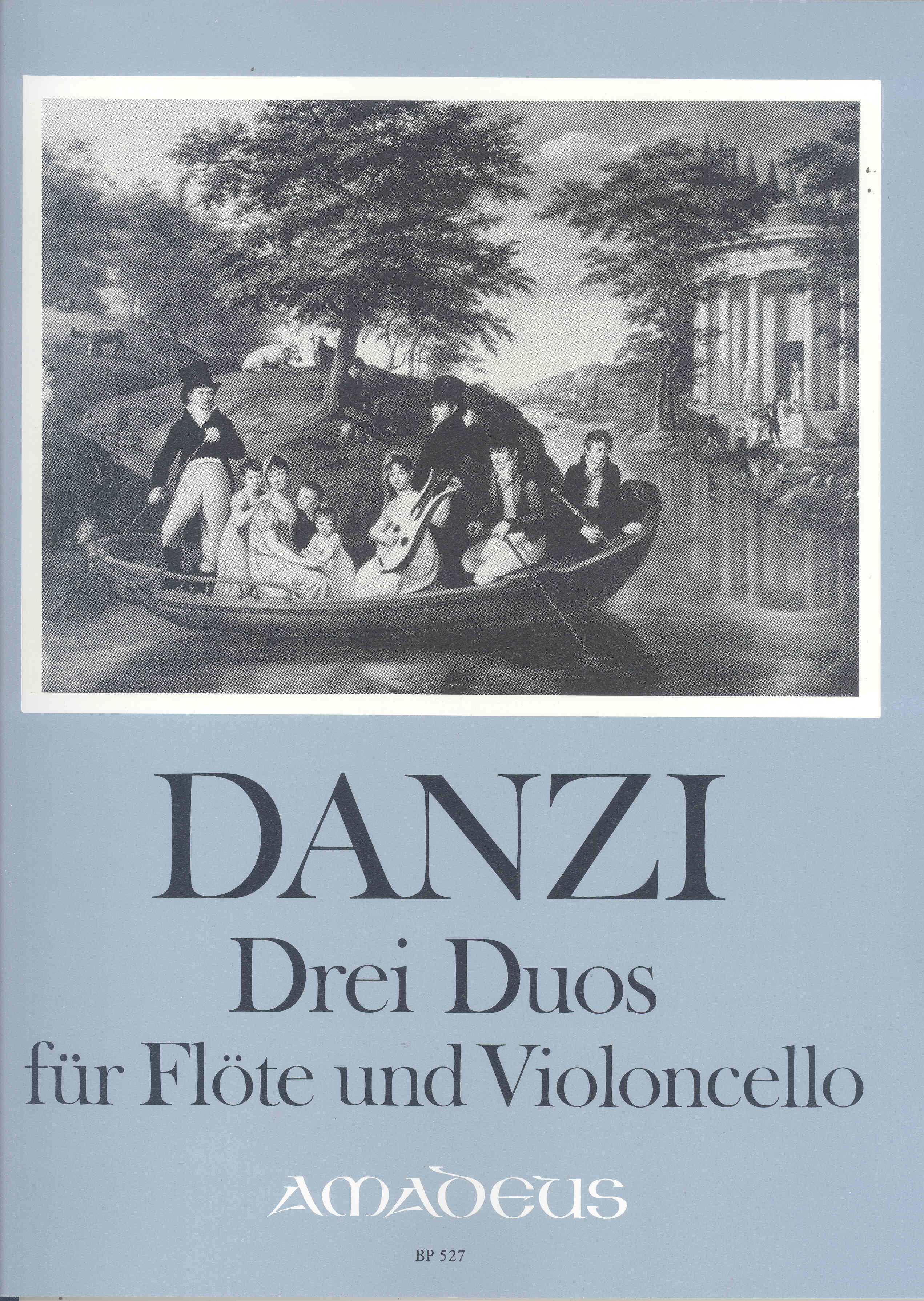 Danzi 3 Duos, Op.64, Flute And Cello Edited Reede Sheet Music Songbook