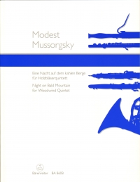 Mussorgsky Night On Bald Mountain Woodwind Quintet Sheet Music Songbook