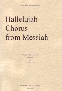 Handel Hallelujah Chorus String Quartet Parts Sheet Music Songbook