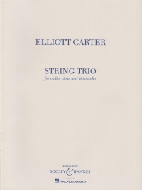 Carter String Trio Violin, Viola & Cello Sc/pts Sheet Music Songbook