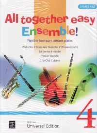 All Together Easy Ensemble 4 Rae Flexible 4 Part Sheet Music Songbook
