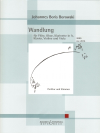 Borowski Wandlung Score & Parts Sheet Music Songbook