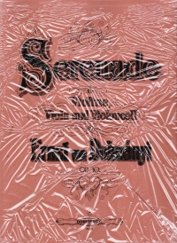 Dohnanyi Serenade Op.10 Violin, Viola & Cello Sheet Music Songbook