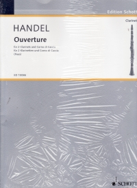 Handel Overture 2 Clarinets & Horn (2vln/vla) Set Sheet Music Songbook