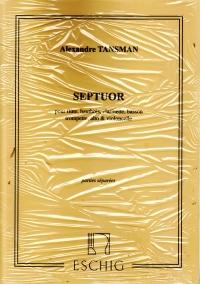Tansman Septet Set Of Parts Sheet Music Songbook