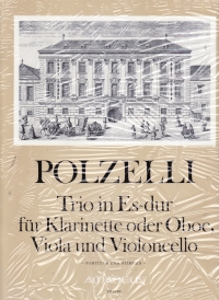 Polzelli Trio Eb Major Op. 4 Clar, Violin & Cello Sheet Music Songbook