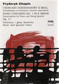 Chopin Piano Concerto E Minor Op11 Piano Quintet Sheet Music Songbook