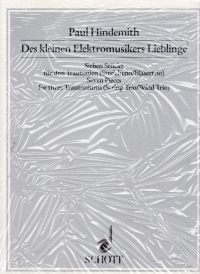 Hindemith Des Kleinen Elektromusikers Lieblinge Sheet Music Songbook