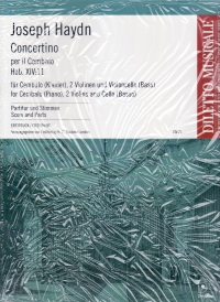 Haydn Concertino C Major Hob Xiv:11 Score & Parts Sheet Music Songbook
