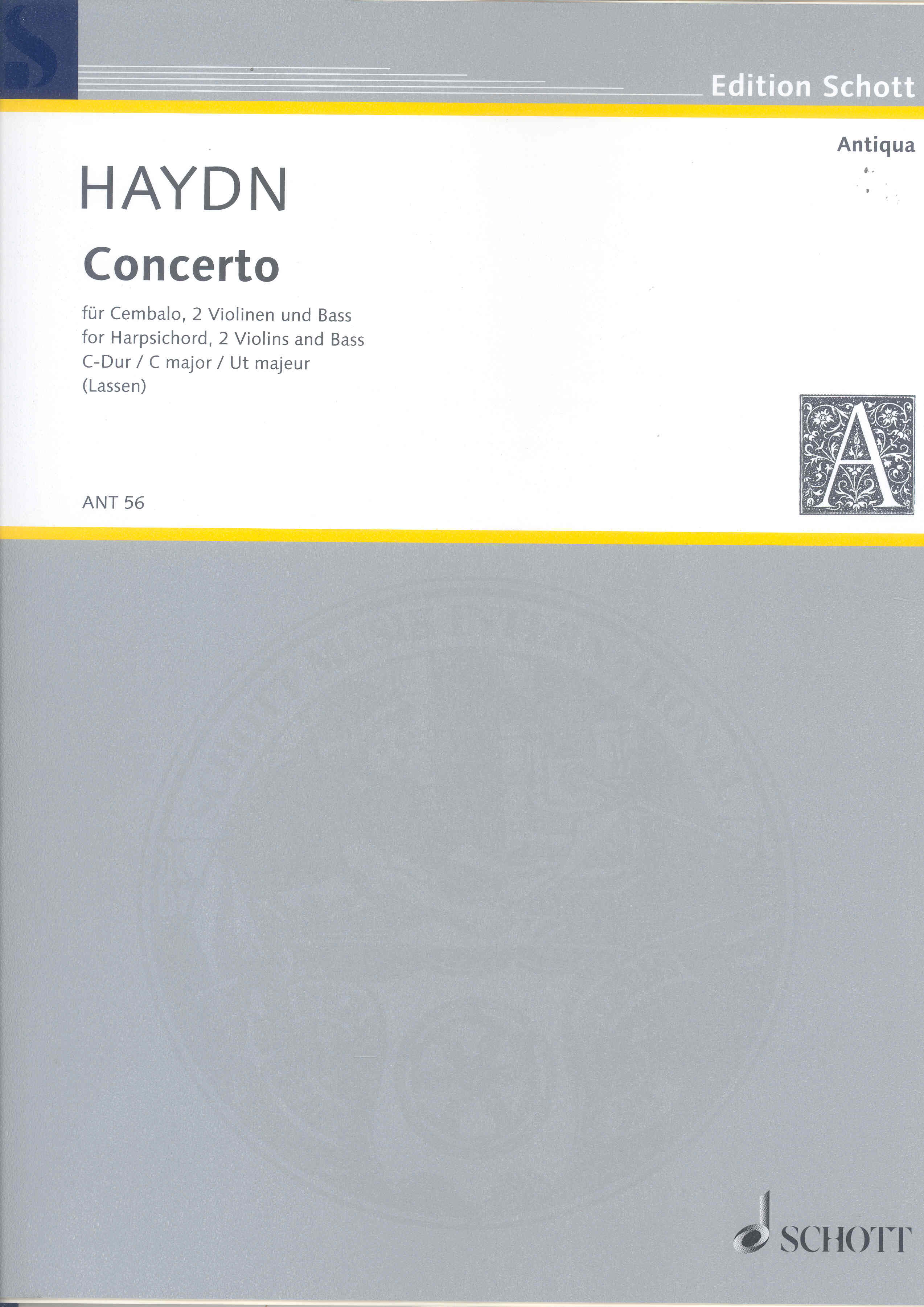 Haydn Divertimento Concerto Hob Xiv:13 Sc & Parts Sheet Music Songbook