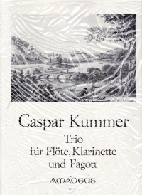 Kummer Trio Op32 Flute, Clarinet & Bassoon Sheet Music Songbook