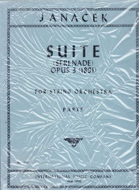 Janacek Suite For String Orchestra Set Of Parts Sheet Music Songbook