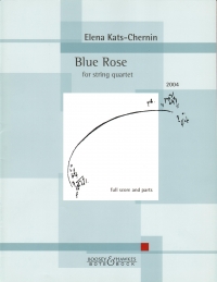 Kats-chernin Blue Rose String Quartet Sc & Pts Sheet Music Songbook