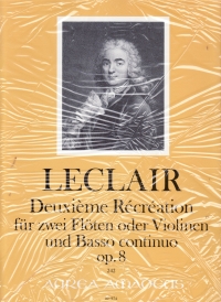 Leclair Trio Sonata D Op13/2 Flt, Vln & Cont S/p Sheet Music Songbook