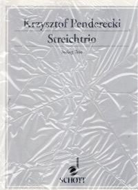 Penderecki String Trio Set Of Parts Sheet Music Songbook