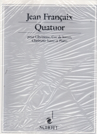 Francaix Quartet Score & Parts Sheet Music Songbook