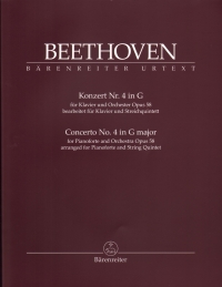 Beethoven Concerto No 4 G Op58 Sextet Arrangement Sheet Music Songbook