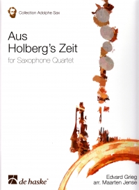 Grieg Aus Holbergs Zeit Saxophone Quartet Sc/pts Sheet Music Songbook