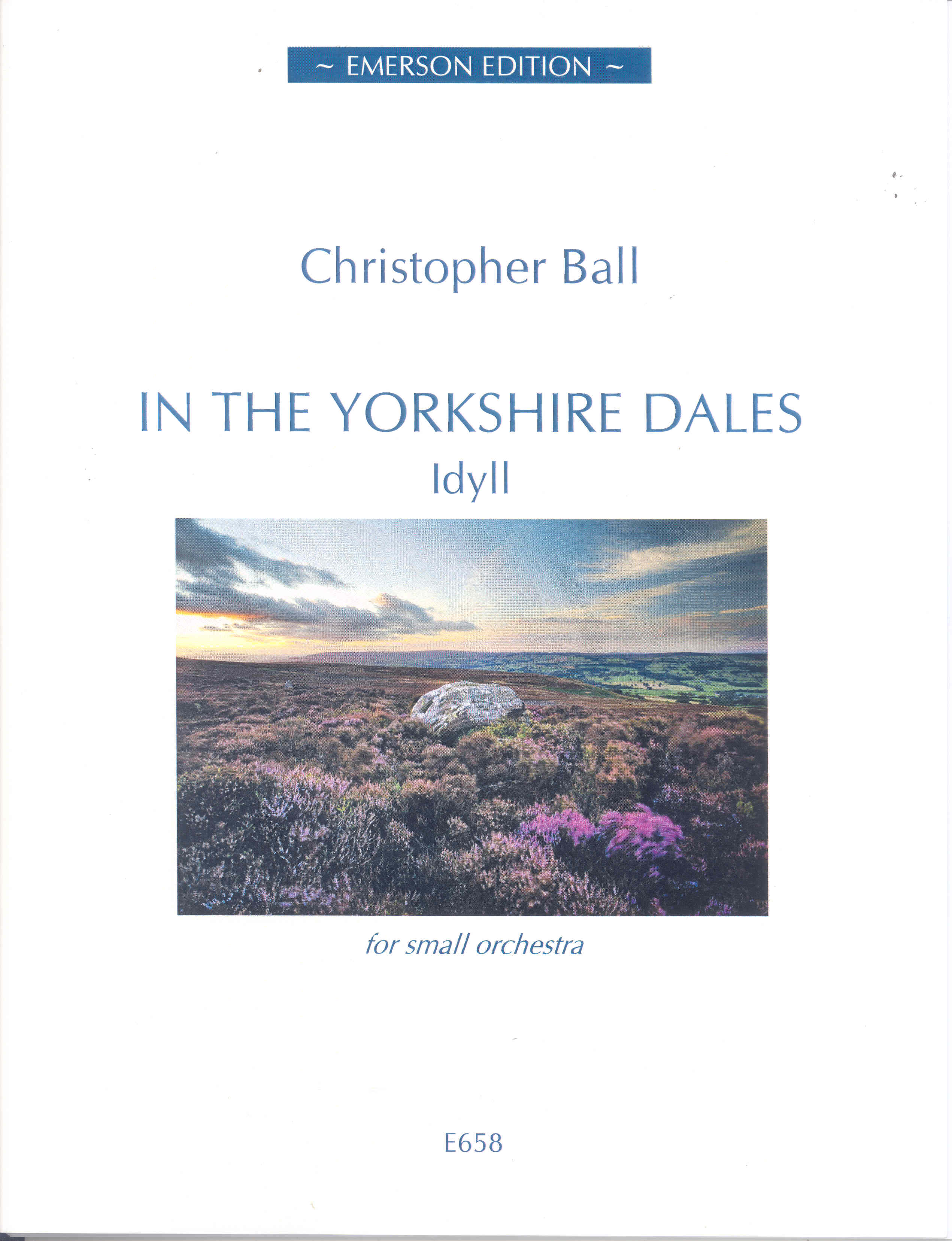Ball In The Yorkshire Dales Fl/ob/hp/strs Sc & Pts Sheet Music Songbook