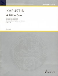 Kapustin A Little Duo Op156 For Flute & Cello Sheet Music Songbook