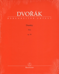 Dvorak Dumky Trio Op90 Score & Parts Sheet Music Songbook