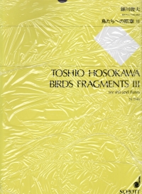 Hosokawa Birds Fragments Iii Sho & Flute Sheet Music Songbook