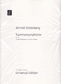 Schoenberg Chamber Symphony Op9 Set Of Parts Sheet Music Songbook