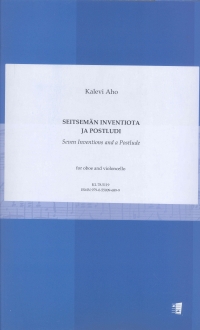 Aho Seven Inventions And Postlude Oboe & Cello Sheet Music Songbook