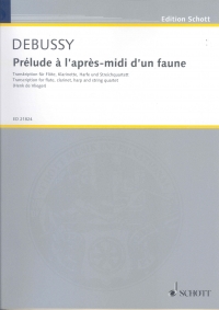 Debussy Prelude A Lapres-midi Dun Faune Wnd/str Sheet Music Songbook