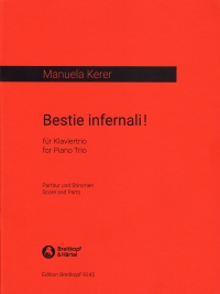 Kerer Bestie Infernali Piano Trio Score & Parts Sheet Music Songbook