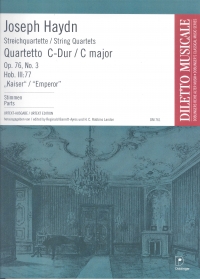 Haydn String Quartet C Maj Hob Iii:77 Set Of Parts Sheet Music Songbook