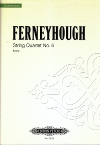Ferneyhough String Quartet No 6 Score Sheet Music Songbook
