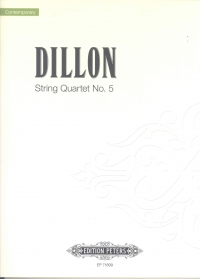 Dillon String Quartet No 5 Full Score Sheet Music Songbook
