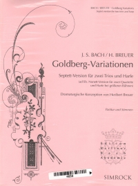Bach Goldberg Variations Septet Version Breuer Sheet Music Songbook