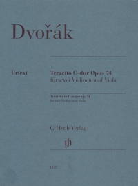 Dvorak Terzetto Op74 C 2 Violins & Viola Sheet Music Songbook