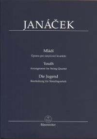 Janacek Youth Mladi Arr String Quartet Study Score Sheet Music Songbook